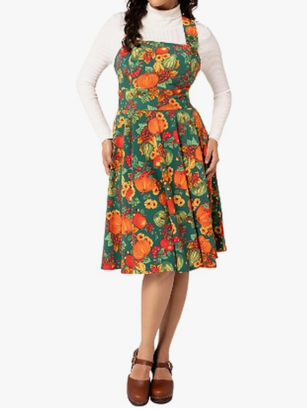 Hell Bunny Autumn Pinafore Dress Size 2XL - Picture 14 of 16
